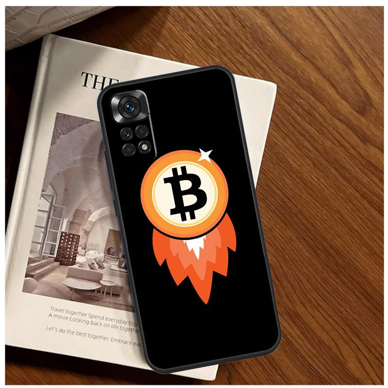 Bitcoin Case For Xiaomi Redmi Note 14 9 10 11 12 13 15 Pro Plus Cover For Redmi 15 C 14C 12C 10C 13C