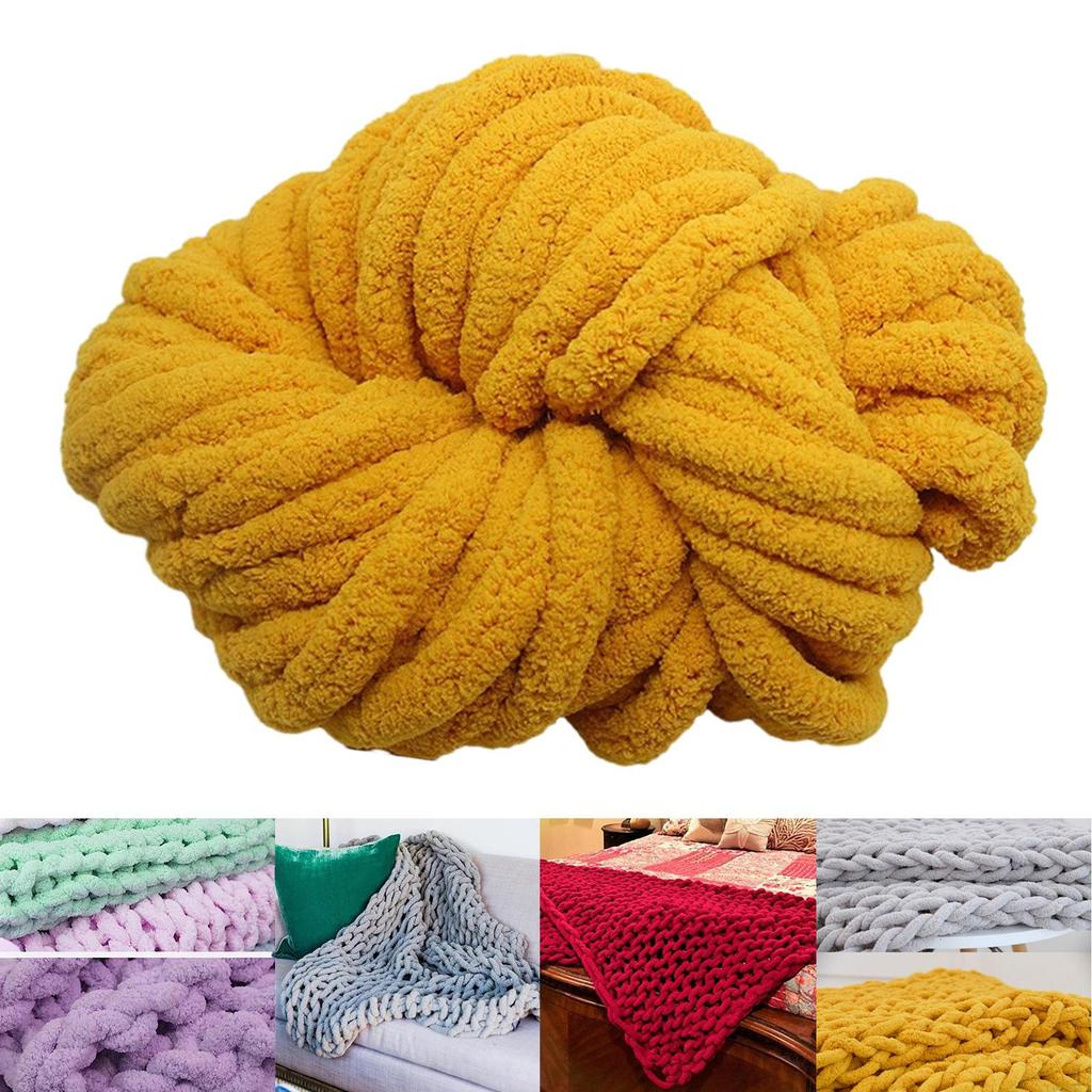 Chenille Yarn for Arm Knitting, Great Crafting Blankets and Cushions