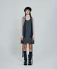 Deoaeteus Strap Detail Knit Mini Dress_Grey