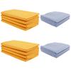 16/8Pcs New Ultra Absorbent Cleaning Shammy Reusable Cleaning Towel Machine Washable Will Not Scratch for Home Kitchen Bathroom