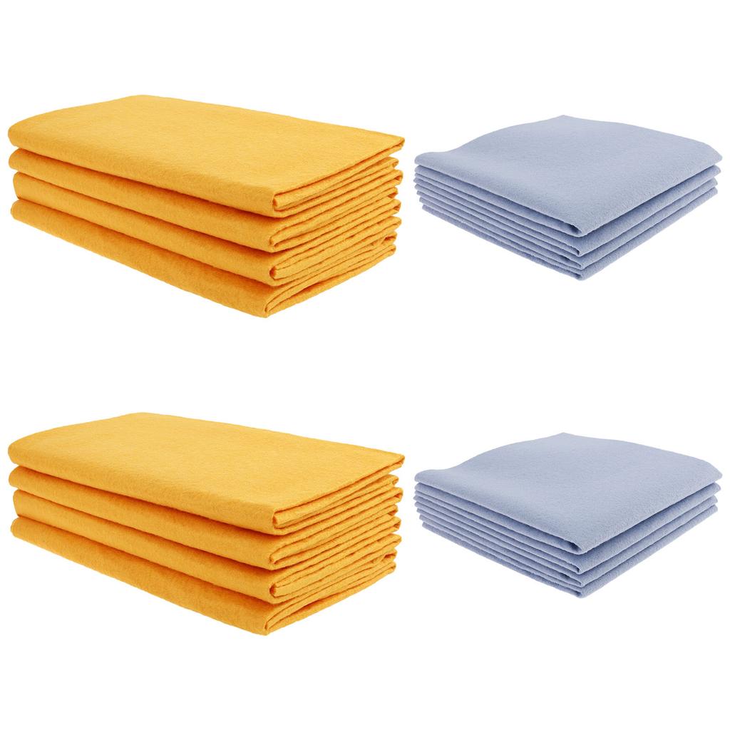 16/8Pcs New Ultra Absorbent Cleaning Shammy Reusable Cleaning Towel Machine Washable Will Not Scratch for Home Kitchen Bathroom