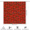 Adorable Red Cartoon Shower Curtain With Cute Animal Pattern For Bathroom Decor Universal Size 180X215Cm Free Shipping From Alie