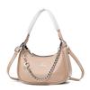 2026 New Glossy Patent Leather Crescent Armpit Bag