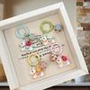 Funny Cartoon Pony Keychain Pendant Animals Key Ring Year Of The Horse Backpack Decoration Accessories Gifts Cute Fashion
