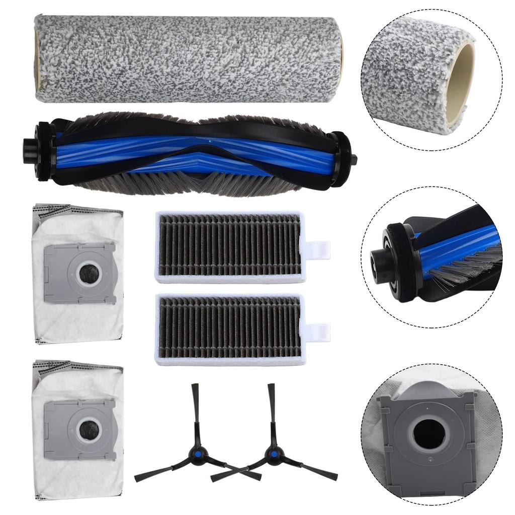 For Ecovacs X8 Pro Main Brush Dust Collection and Filter Accessory Set