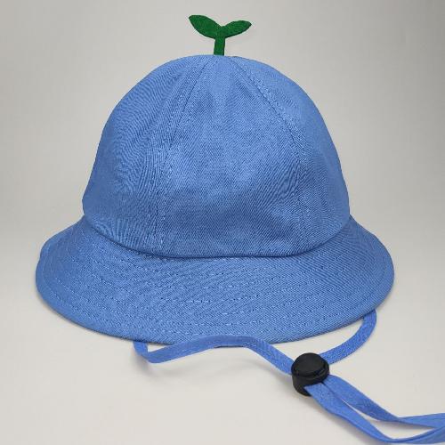 

New Cute Baby Fisherman Hat with Sprout Spring Summer Children Drawstring Bucket Hat Solid Color Boys Girls Beach Panama Sun Cap 50cm
