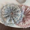 Premium Sense Hair Bands Chiffon Hair Accessories Korean Style Wavy Lace Scrunchie  Women