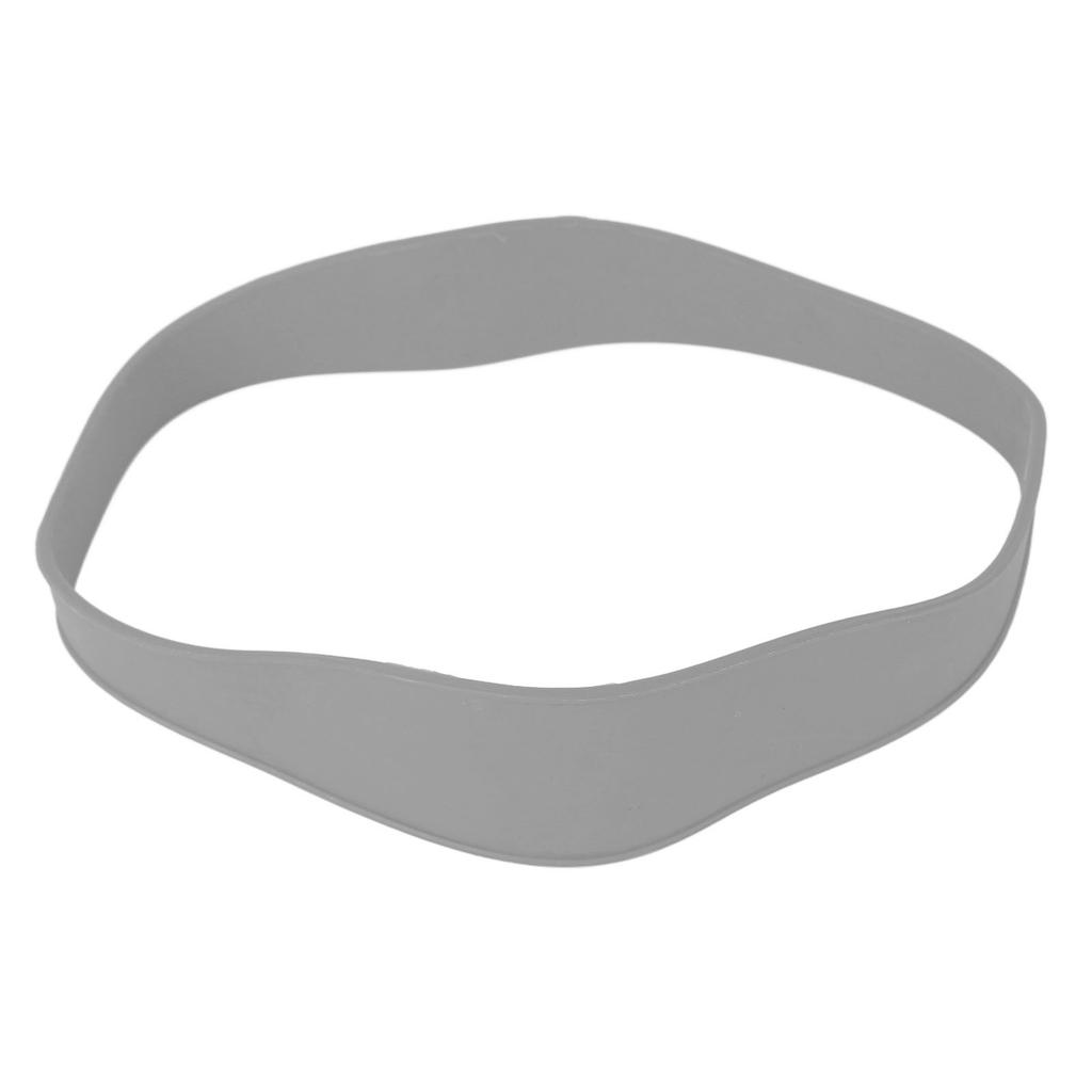 Hair Cutting Guide Curved Soft Silicone Neckline Trimming Template for DIY Home Haircuts Grey