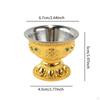 Water Cup Brass Bowl Decorative Statue Figurine Incense Decoration Table Centerpiece Artwork Home