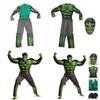 Hulk The Avengers Muscle Mask Costume Boys Cosplay Kids Carnival Clothes Fantasy