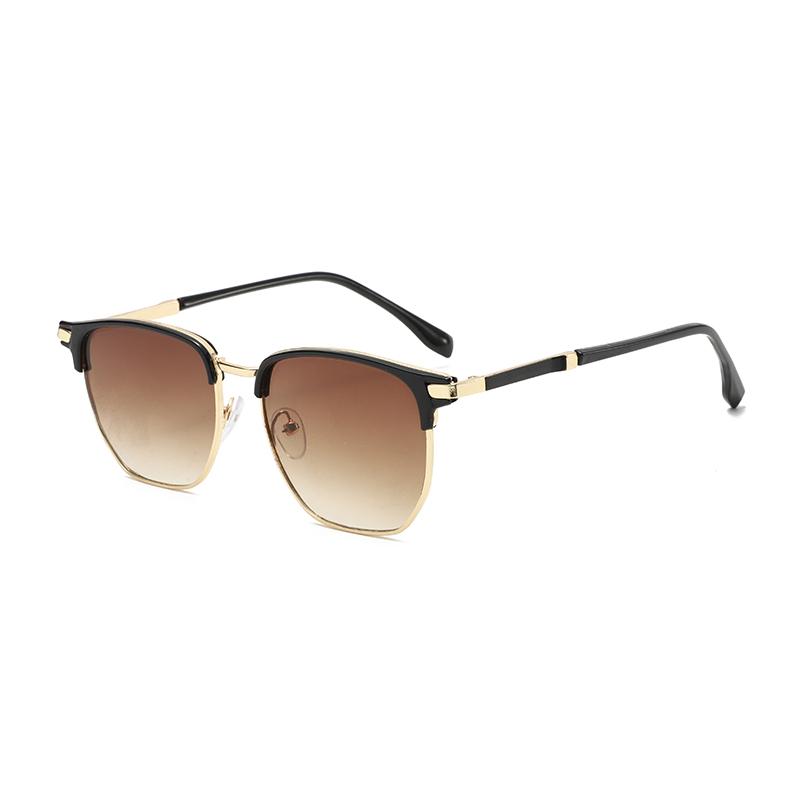 

2025New Man Woman Sun Glasses Eyebrow Frame Eyewear Fashion Versatile Retro High Quality Sunnies Unisex UV400 Shades