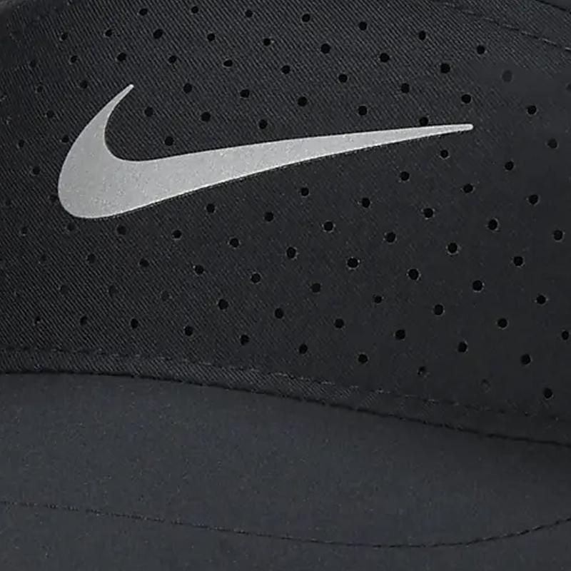 Nike Breathable Letter Decoration Cap Unisex Hats Black FB5681-010
