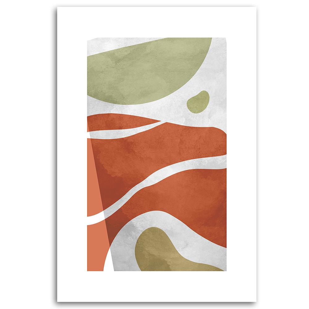 Canvas Print, Abstract Boho Shapes