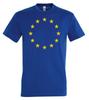 T-shirt da uomo Youth Designz Stampa Logo UE Stelle Europee Bandiera Bandiera USA NATO