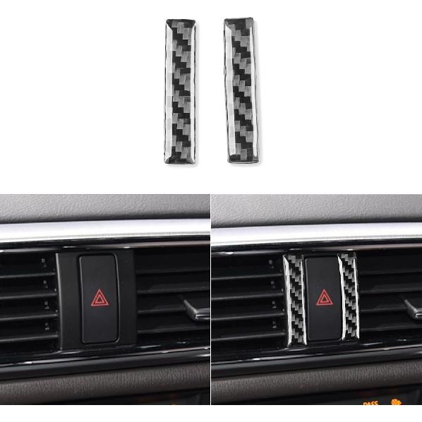

Real Premium Carbon Fiber Sticker Car Window Lift Switch Control Button Panel Cover Trim Compatible with Mazda CX-9 CX9 2016 2017 2018 2019 2020 2021 Central Ac Vent Decal