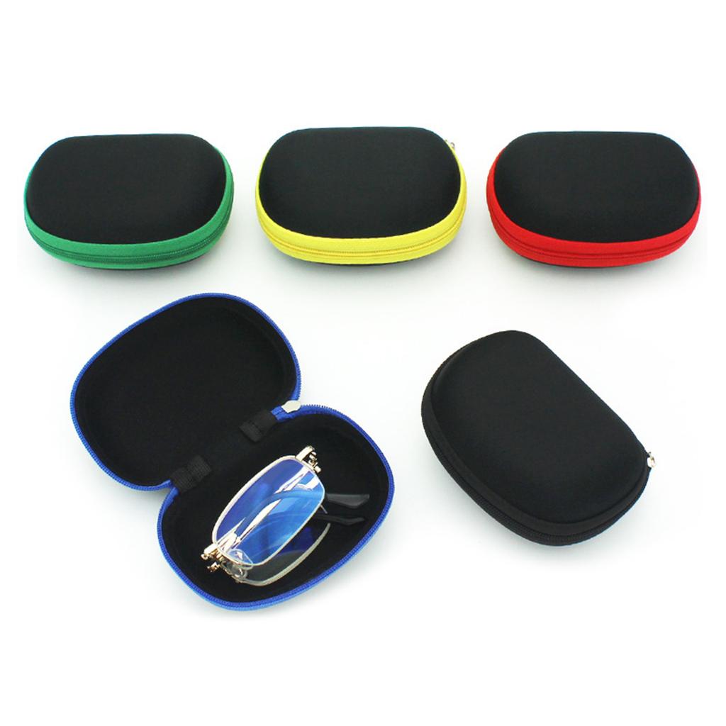 Small Travel Eyewear Storage Portables Zippers Eyewear Box Fashionable Box for Students and Travelers