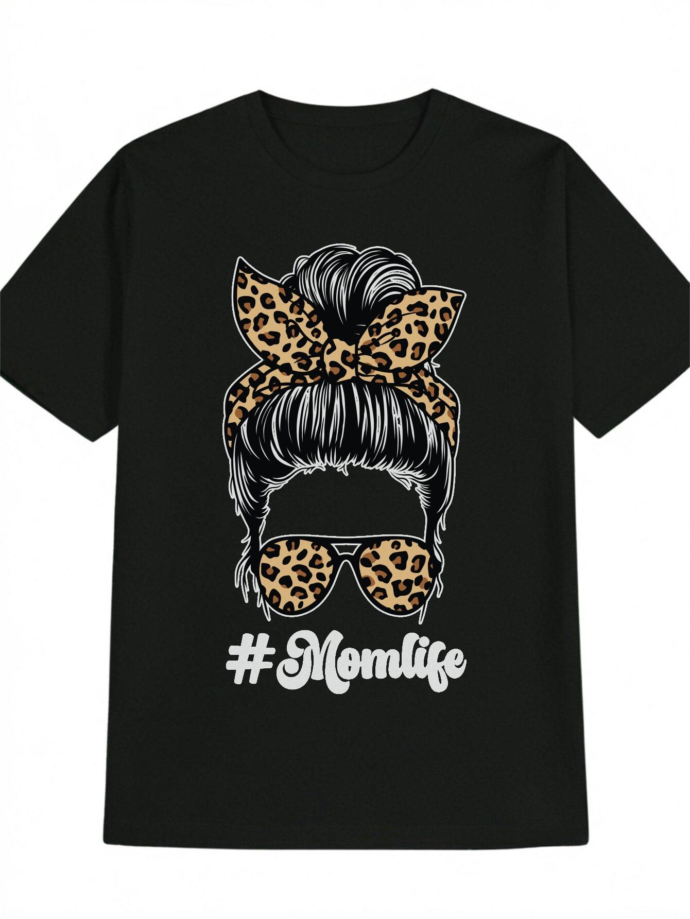 Casual Round Neck T-shirt with Fun 3D Print Design S