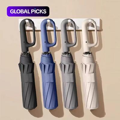 Guarda-chuva dobrável automático, 1 unidade/60 unidades, Guarda-chuva portátil para chuva com fivela de laço, Guarda-chuva à prova de vento e à prova d'água para homens e mulheres #GLOBAL PICKS