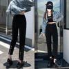 Dimanaf 2025 Spring Women Blue Jeans Pants Female Elastic Basic High Waist Trousers Long Pants