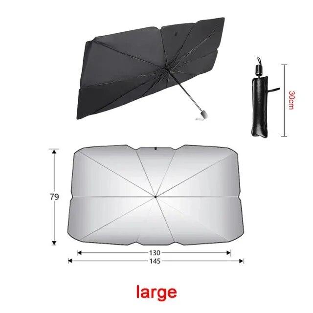 Car Sunshade Umbrella Car Sun Shade Protector Parasol Summer Sun Interior Windshield Protection Accessories for Auto Shading