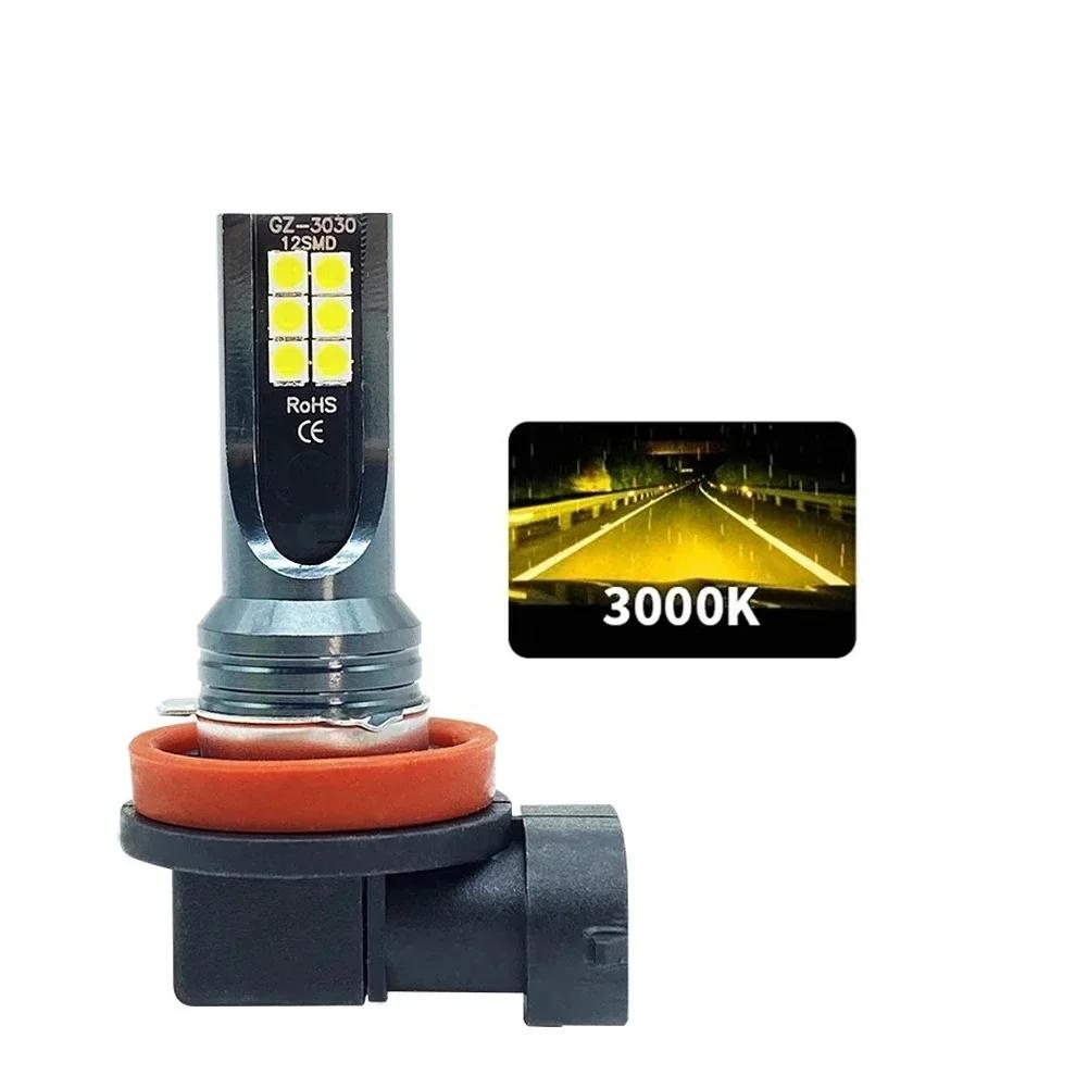 1/2Pcs 12V H4 H7 LED Headlight H11 H8 H9 H1 H3 Car Fog Light LED Bulb 9005 9006 Hb3 Hb4 Auto Driving Running Lamps 12000LM 6000K