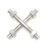 304 Stainless Steel Double-Ended Screw and Nut Set