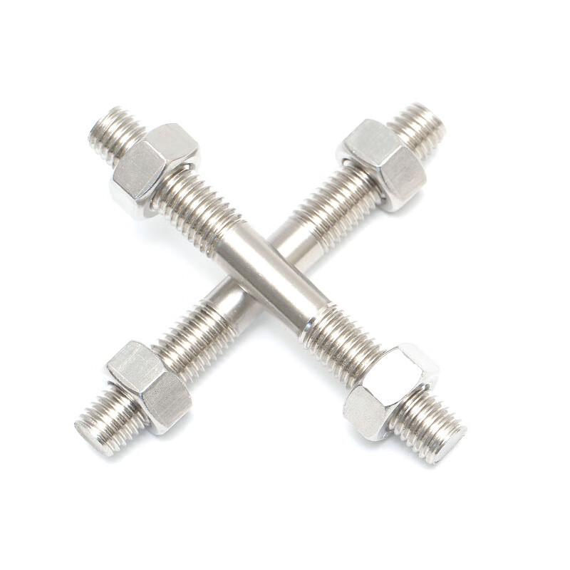 304 Stainless Steel Double-Ended Screw and Nut Set