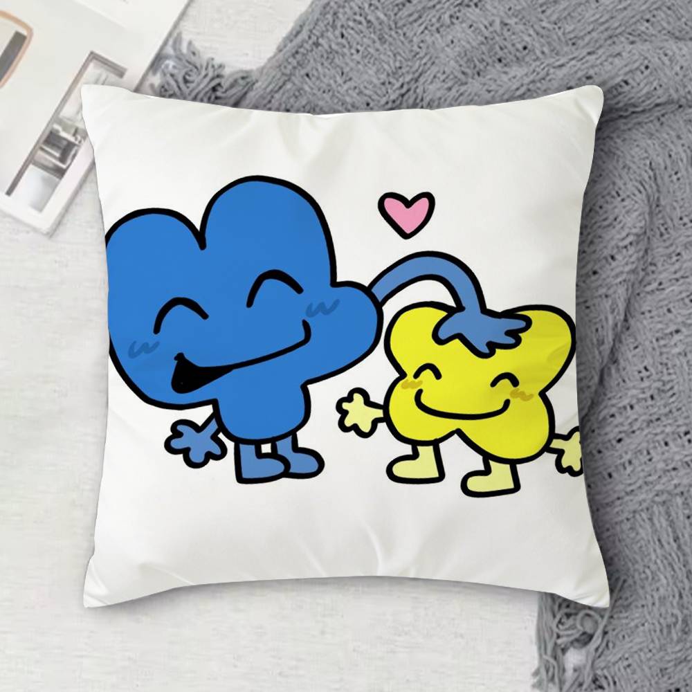 Funny Bfb X And Four Double-Sided Printed Square Decorative Cushion Cover For Sofa Living Room Home Decor