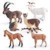Detailed Static Animal Figurines Featuring Goat Alpaca Deer Baby Ostrich And Foal Perfect For Display