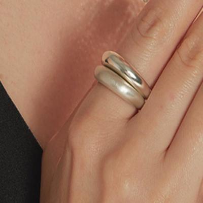 TO.STONE Round Ring SILVER(Glossy)