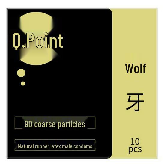 Q-point 001 Ultra tenké Kondómy s veľkými časticami Kyseliny hyalurónovej s dlhotrvajúcim účinkom