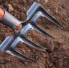 5-Tooth Steel Fork for Soil Loosening and Planting: Ideal for Land Reclamation, Garlic, Onion, Peanut Cultivation, and Compost Digging.