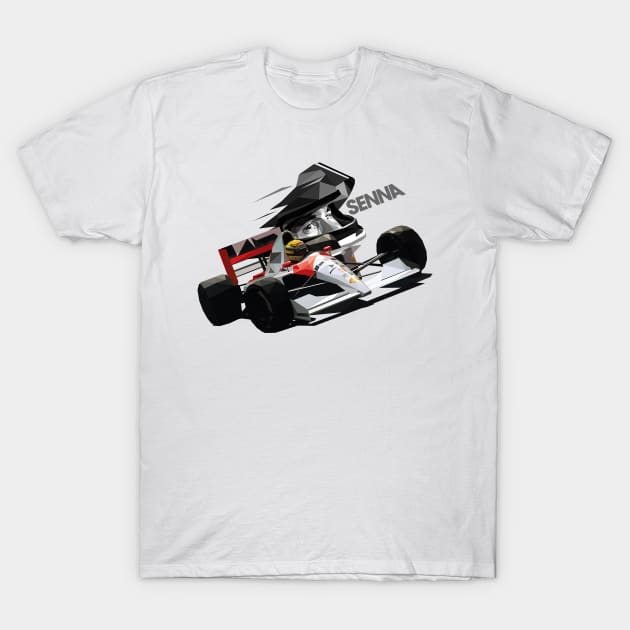 

2025 Ayrton Senna McLaren Racing Sports Car Collection F1 Race Ayrton Senna T-shirt Car O-neck Short-sleeved Summer Tops Tee 3XL