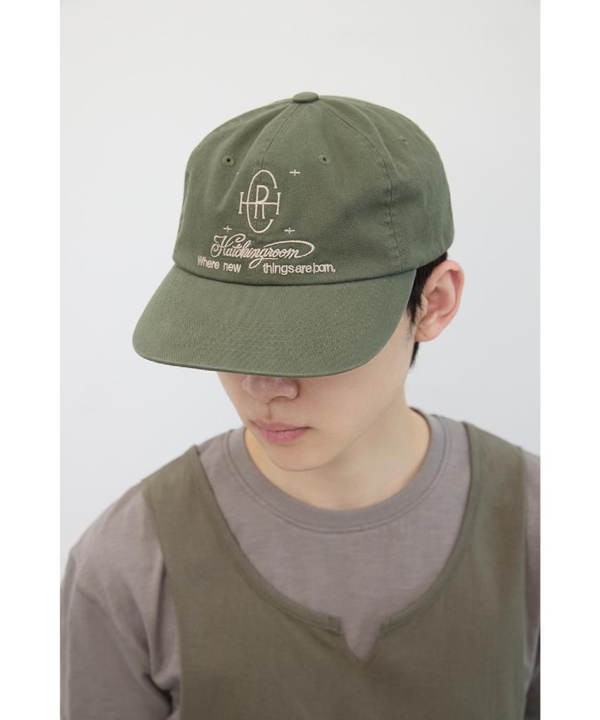 Haechinglum Logo Cap Washed Khaki