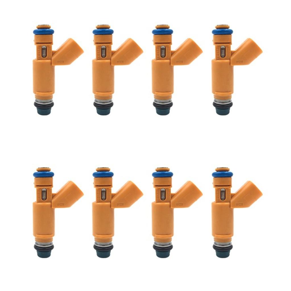 2pcs Fuel Injector AJ82353 4526563 195500-4280 2W93-AA 452656 for 05-09 Land Rover LR3 4.4L V8 Range Rover Sport