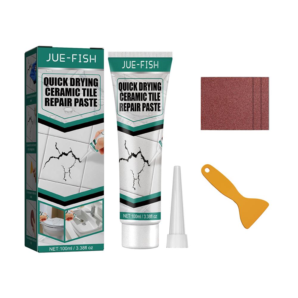 

Practical Ceramic Repair Paste Environmentally Universal Floor Tile Repair Cream Quick-Drying Waterproof for Peeling Holes