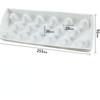 Stampo per Torta Mousse 17 Fori Torcia Fai da Te Cottura Decorativo Fiamma Sandwich Silicone