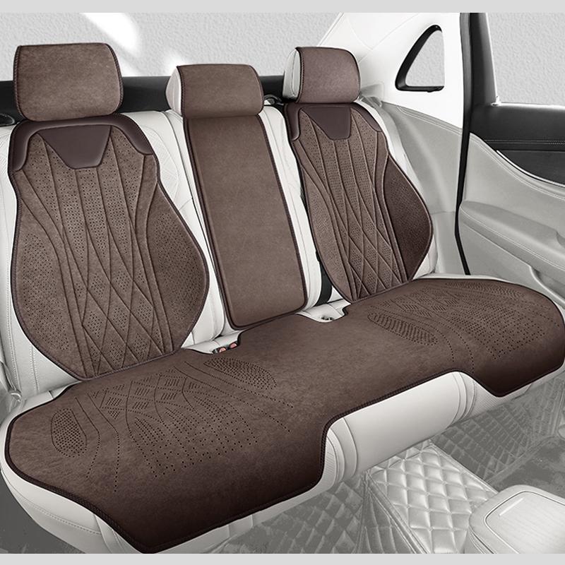 2026 Breathable Universal Car Seat Covers Suede Leather Seat Cushion Saddle Pad Accessories For Mercedes Benz w211 w212 W213