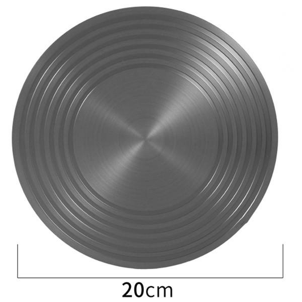 Removable Enamel Heat Conduction Plate: Prevents Pot Bottom Burn on Coal Gas Stoves and Offers Defrosting and Insulation.