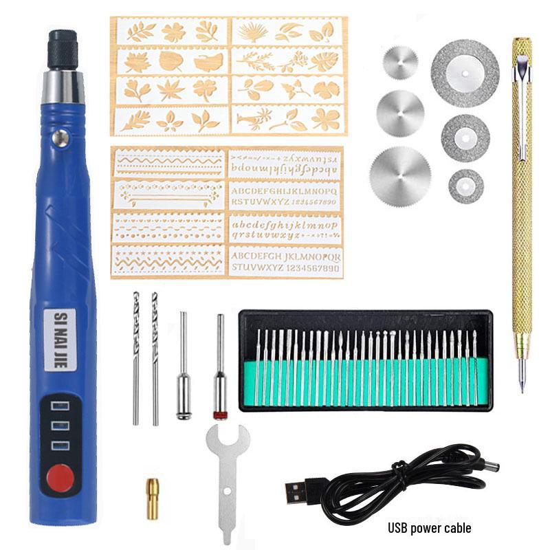 Pix electric reîncărcabil pentru gravură și lustruire jad