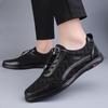 Men's shoes 2025 summer new fashion fly-woven mesh breathable and lightweight outdoor street travel casual sports shoes tide