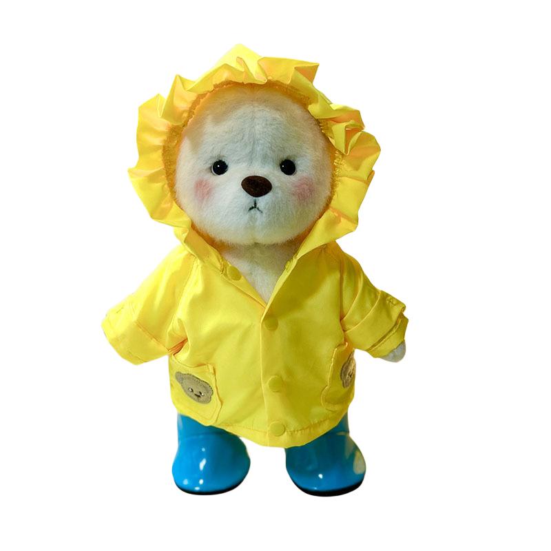 30cm Handmade Teddy Tale Bear Plush Toy Change Dress Baby Crawling Cloth Girl Hug Cuddly Plushie Doll for Girlfriend Gift