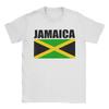 Mens TShirt Jamaican Flag Love Jamaica Novelty Pure Cotton Tee Shirt Short Sleeve  T Shirt Crewneck Tops 4XL 5XL 6XL