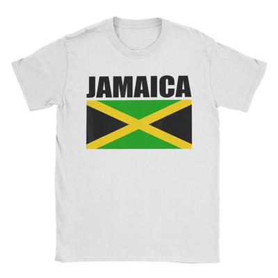 Mens TShirt Jamaican Flag Love Jamaica Novelty Pure Cotton Tee Shirt Short Sleeve  T Shirt Crewneck Tops 4XL 5XL 6XL
