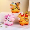Resin Lucky Sheep Sculpture Chinese Style Fortune Sheep Figure Office Desktop