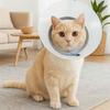 Breathable Pet Protective Collar Bite Resistant Transparent Anti-Bite Collar Anti-Scratch Adjustable Cat Anti Lick Cover