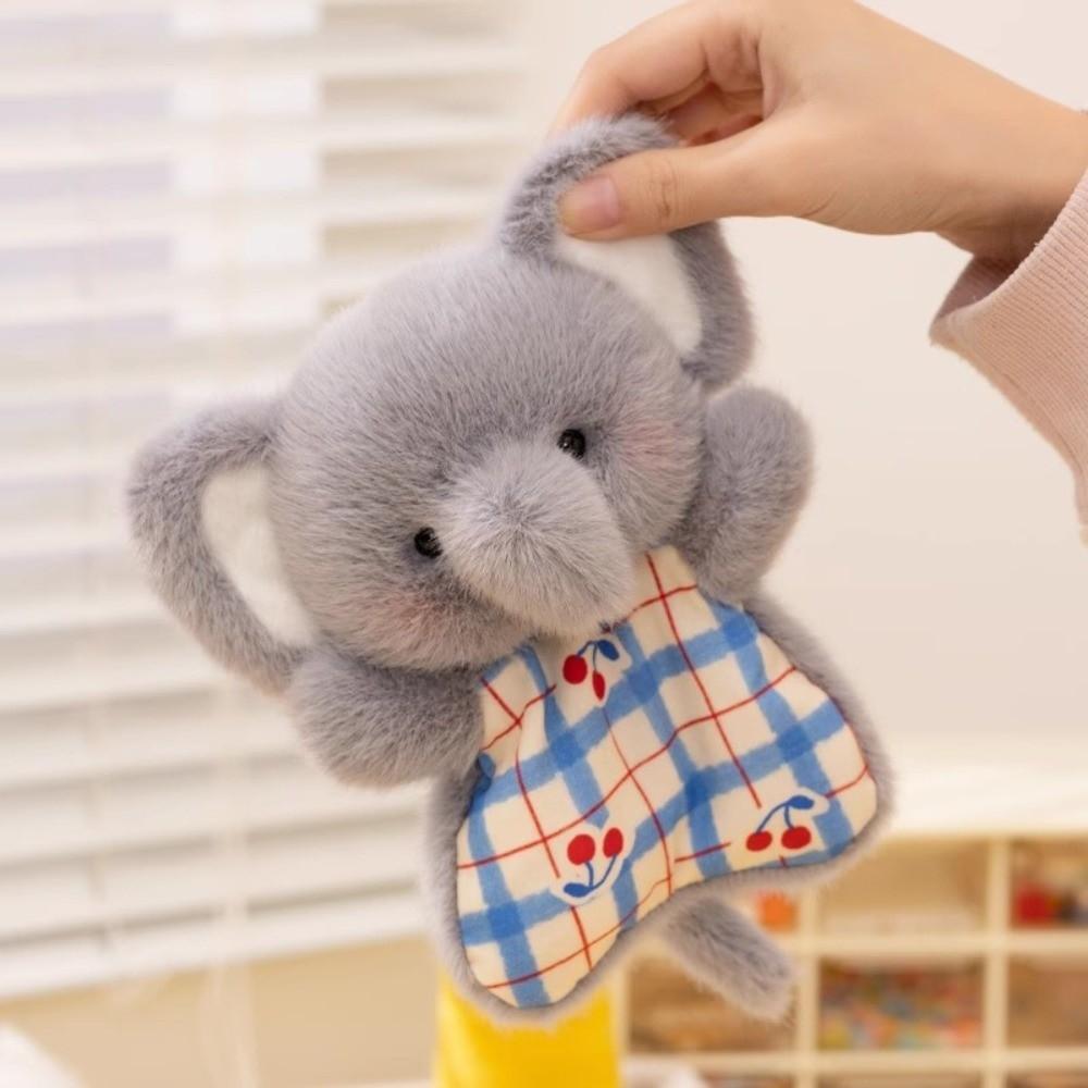Plush Mouse Wrist Rest Elephant Soothing Bean Bag Kawaii Comfort Doll Healing Pinch Decor