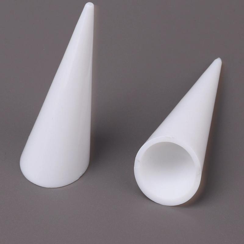 2pcs Clear Riangle Conical Ring Display Jewelry Storage Plastic Ring Display Stand For Ring 2pcs белый