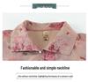 Seven-Sleeve Grandma Style Two-Piece Set: Summer Shirt and Pants for Middle-Aged & Elderly Women