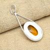 Wonderful Honey Topaz Gemstone 925 Sterling Silver Handmade Pendant Jewelry